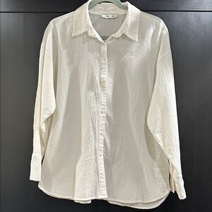 Chic White Button Down Shirt for Women